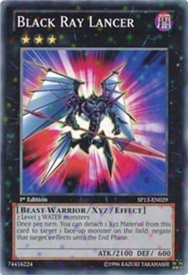 Black Ray Lancer Starfoil Star Pack 2013 Yu-Gi-Oh! card