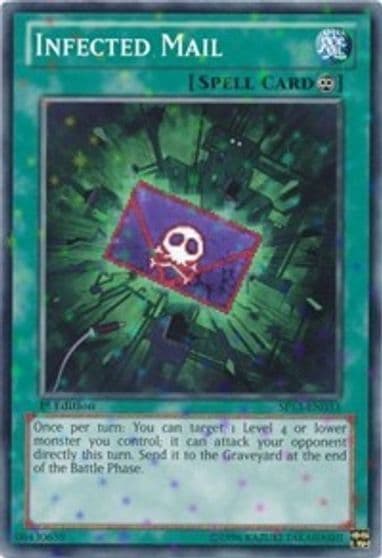 Infected Mail Starfoil Star Pack 2013 Yu-Gi-Oh! card