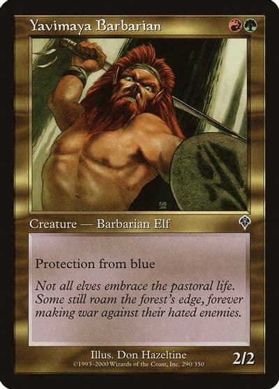 Yavimaya Barbarian Invasion Magic card