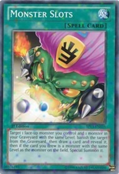 Monster Slots Starfoil Star Pack 2013 Yu-Gi-Oh! card