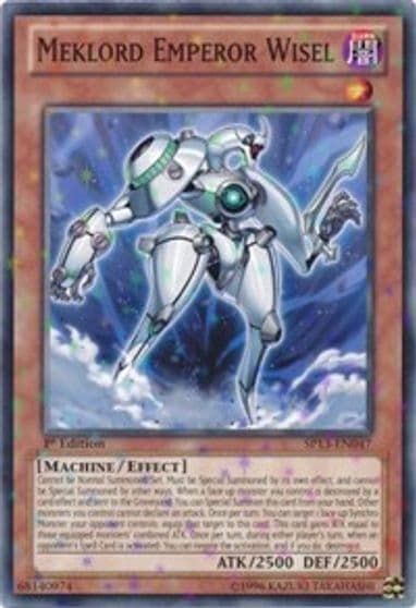 Meklord Emperor Wisel Starfoil Star Pack 2013 Yu-Gi-Oh! card