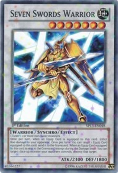 Seven Swords Warrior Starfoil Star Pack 2013 Yu-Gi-Oh! card
