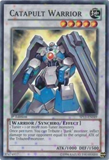 Catapult Warrior Starfoil Star Pack 2013 Yu-Gi-Oh! card