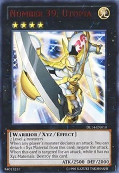 Number 39 Utopia Red Duelist League Promo Yu-Gi-Oh! card