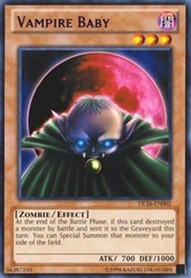 Vampire Baby Purple Duelist League Promo Yu-Gi-Oh! card