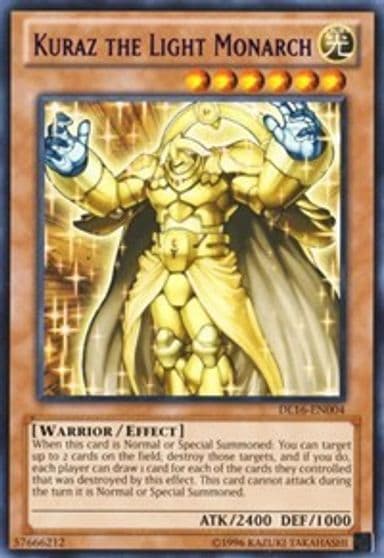 Kuraz the Light Monarch Purple Duelist League Promo Yu-Gi-Oh! card