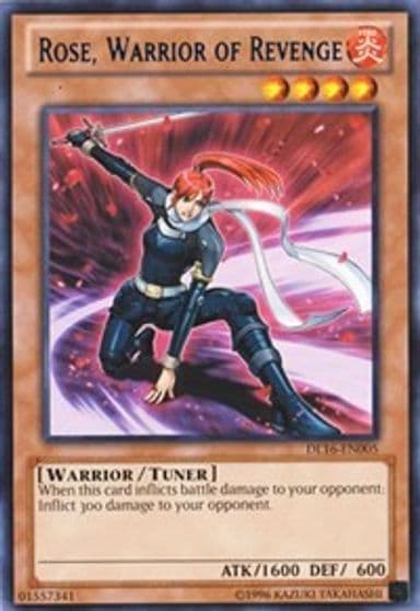 Rose Warrior of Revenge Blue Duelist League Promo Yu-Gi-Oh! card