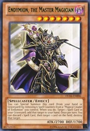 Endymion the Master Magician Green Duelist League Promo Yu-Gi-Oh! card