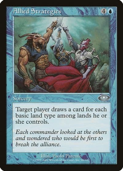 Allied Strategies Planeshift Magic card