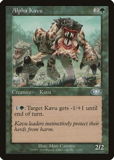 Alpha Kavu Planeshift Magic card