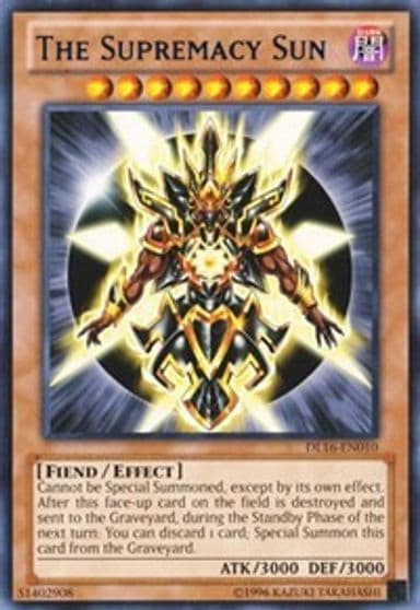 The Supremacy Sun Blue Duelist League Promo Yu-Gi-Oh! card
