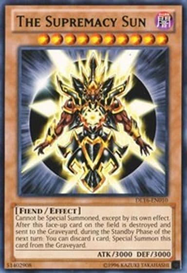 The Supremacy Sun Green Duelist League Promo Yu-Gi-Oh! card