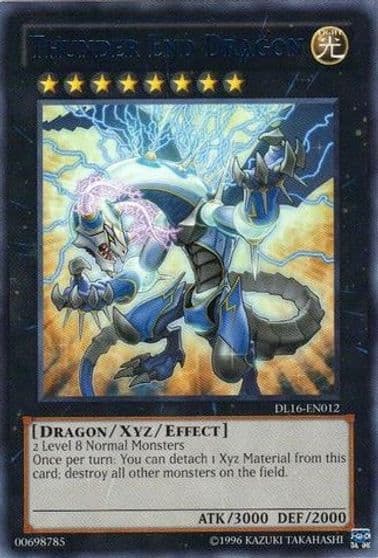 Thunder End Dragon Blue Duelist League Promo Yu-Gi-Oh! card