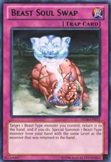 Beast Soul Swap Green Duelist League Promo Yu-Gi-Oh! card