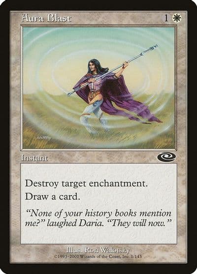 Aura Blast Planeshift Magic card