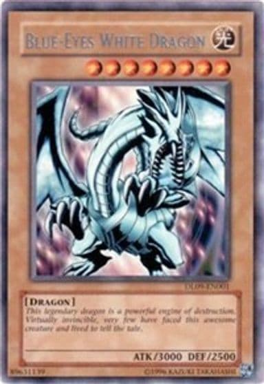 Blue Eyes White Dragon Silver Duelist League Promo Yu-Gi-Oh! card