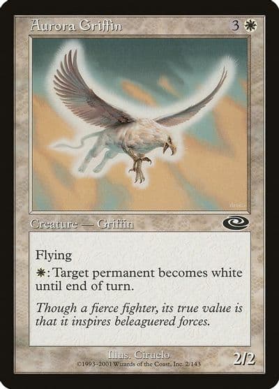 Aurora Griffin Planeshift Magic card