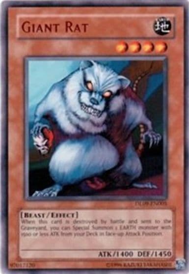 Giant Rat Bronze Duelist League Promo Yu-Gi-Oh! card