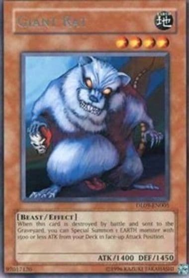 Giant Rat Silver Duelist League Promo Yu-Gi-Oh! card