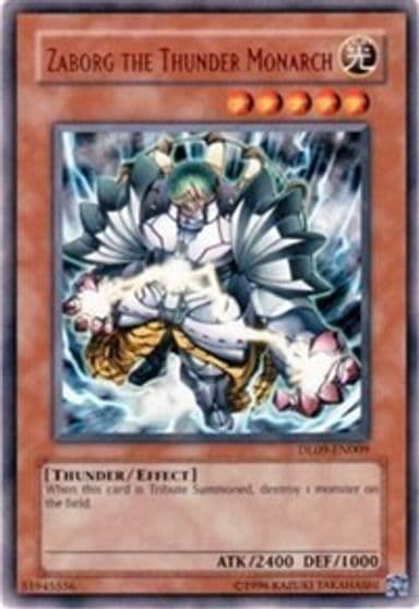 Zaborg the Thunder Monarch Bronze Duelist League Promo Yu-Gi-Oh! card