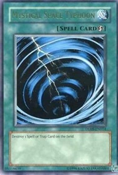 Mystical Space Typhoon Green Duelist League Promo Yu-Gi-Oh! card