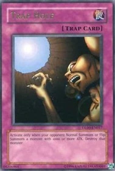 Trap Hole Green Duelist League Promo Yu-Gi-Oh! card