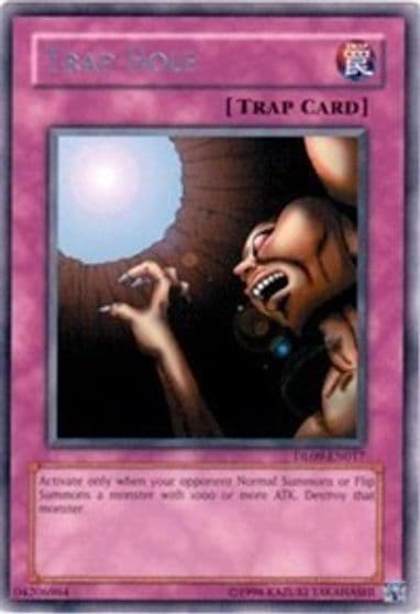 Trap Hole Silver Duelist League Promo Yu-Gi-Oh! card