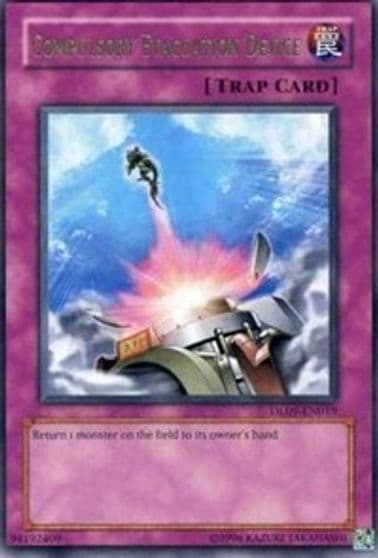 Compulsory Evacuation Device Green Duelist League Promo Yu-Gi-Oh! card