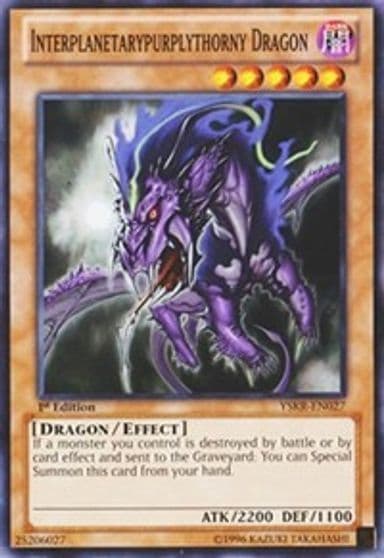 Interplanetarypurplythorny Dragon Starter Deck: Kaiba Reloaded Yu-Gi-Oh! card