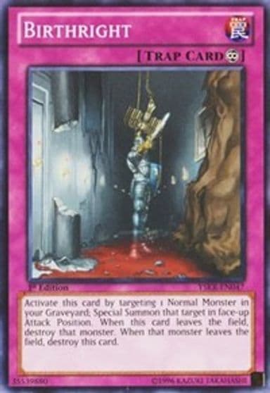 Birthright Starter Deck: Kaiba Reloaded Yu-Gi-Oh! card