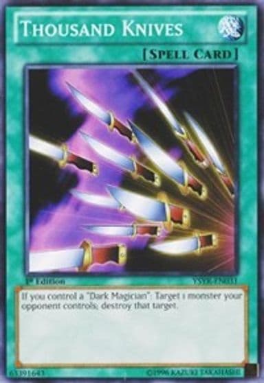 Thousand Knives Starter Deck: Yugi Reloaded Yu-Gi-Oh! card