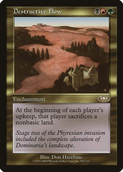 Destructive Flow Planeshift Magic card