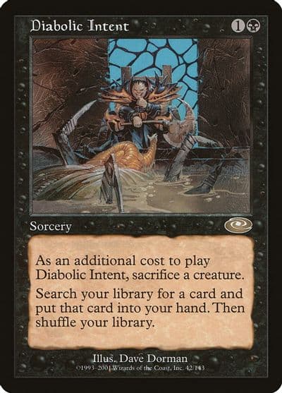 Diabolic Intent Planeshift Magic card