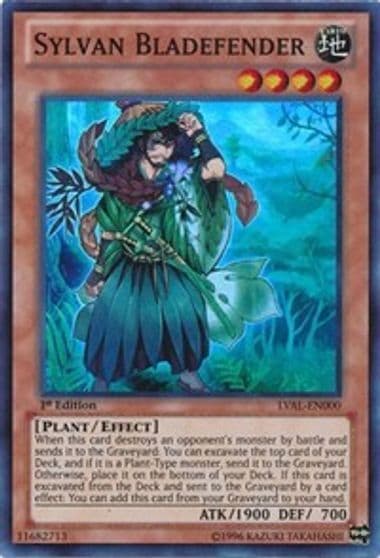 Sylvan Bladefender Super Rare Legacy of the Valiant Yu-Gi-Oh! card