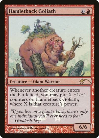 Hamletback Goliath Media Promos Magic card