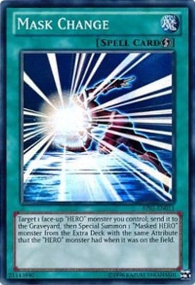 Mask Change Astral Pack 1 Yu-Gi-Oh! card