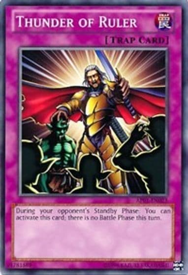 Thunder of Ruler Astral Pack 1 Yu-Gi-Oh! card