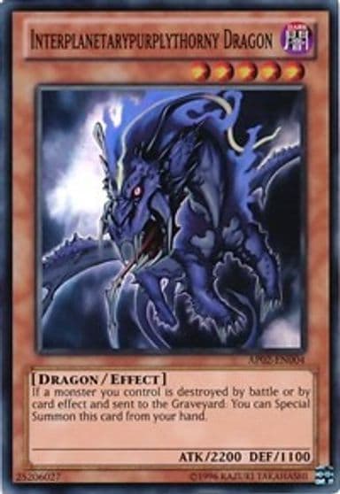 Interplanetarypurplythorny Dragon Astral Pack 2 Yu-Gi-Oh! card