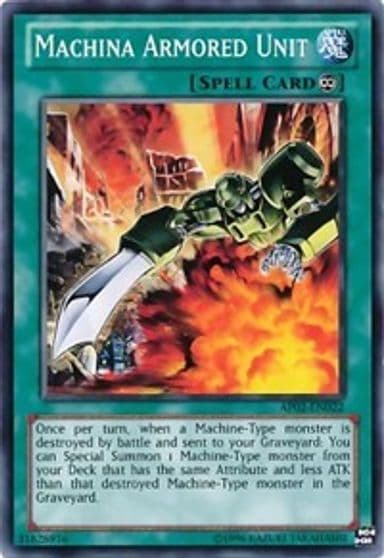 Machina Armored Unit Astral Pack 2 Yu-Gi-Oh! card