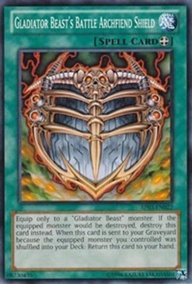 Gladiator Beasts Battle Archfiend Shield Astral Pack 3 Yu-Gi-Oh! card