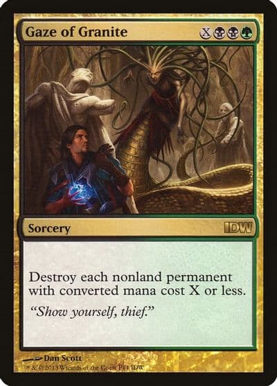 Gaze of Granite IDW Comics 2013 Media Promos Magic card