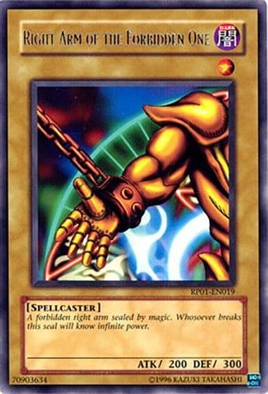 Right Arm of the Forbidden One Retro Pack Yu-Gi-Oh! card