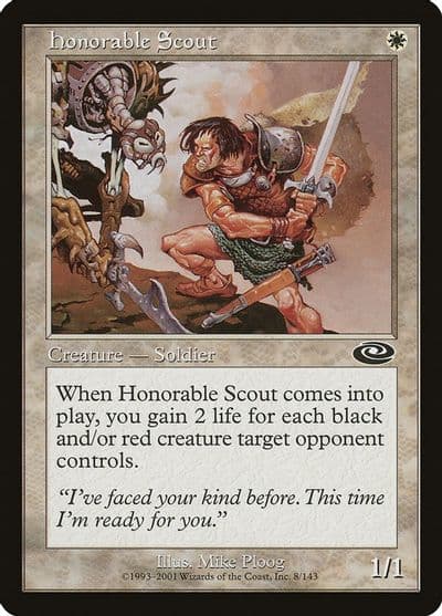 Honorable Scout Planeshift Magic card