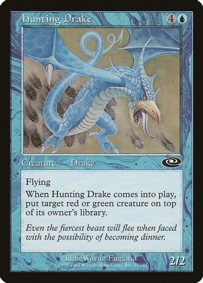 Hunting Drake Planeshift Magic card