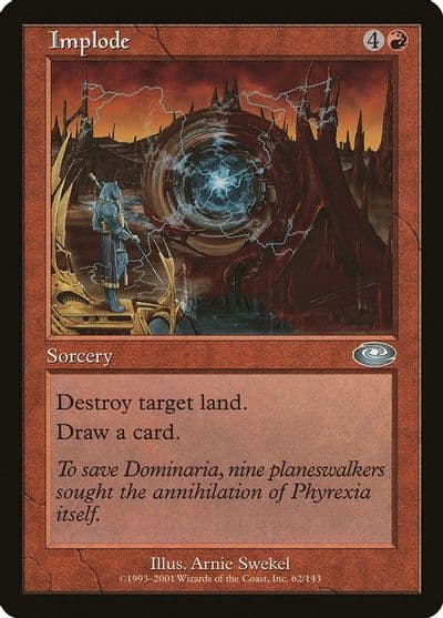Implode Planeshift Magic card