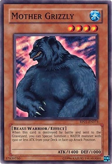 Mother Grizzly Retro Pack Yu-Gi-Oh! card