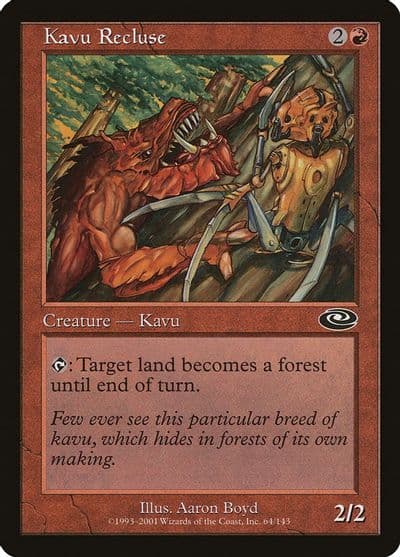 Kavu Recluse Planeshift Magic card