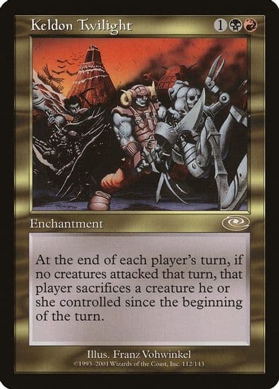 Keldon Twilight Planeshift Magic card