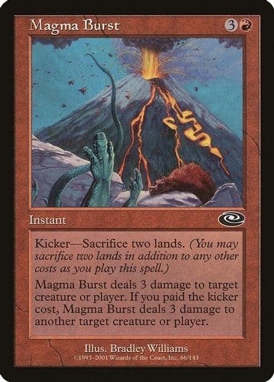 Magma Burst Planeshift Magic card