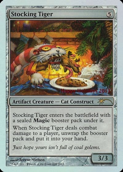 Stocking Tiger Special Occasion Magic card